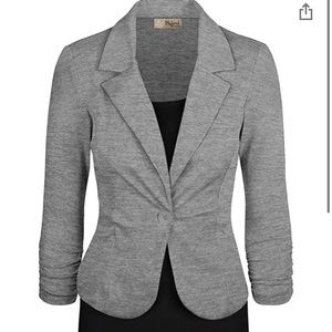 Gray blazer